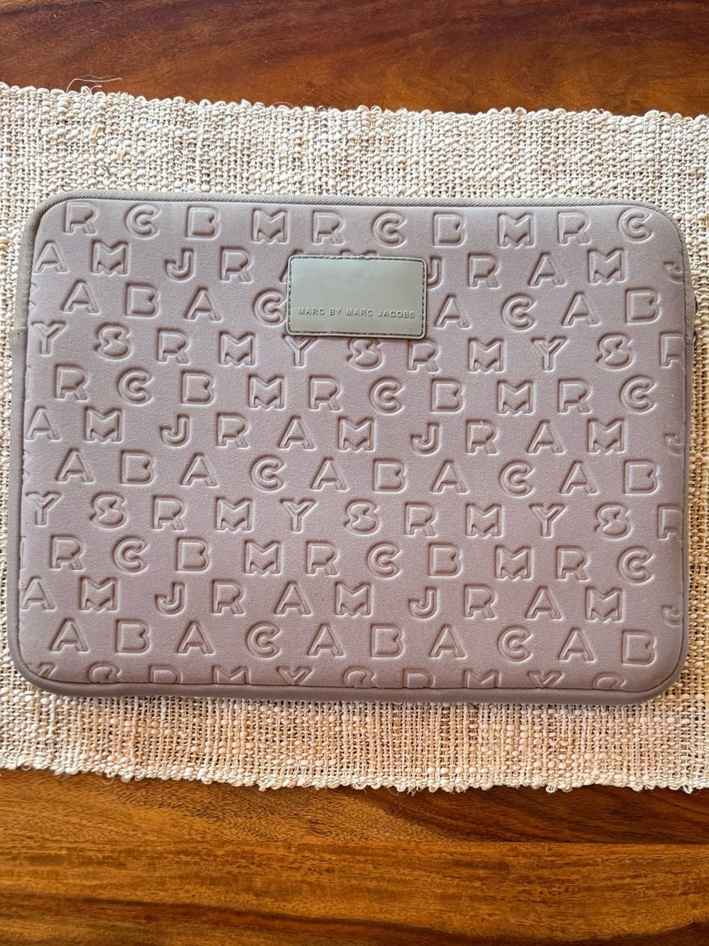 Marc by Marc Jacobs Embossed Laptop Sleeve
